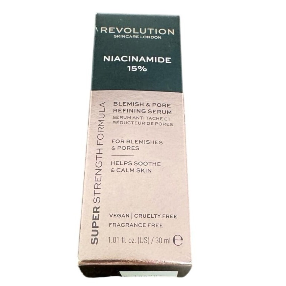 Revolution skin care new in box 15% Niacinamide Blemish and pore serum